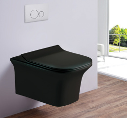 Унитаз подвесной Esbano (ESUPAZULBM) черный, матовый