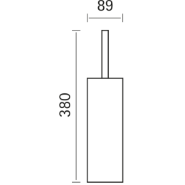 Фото Ершик для унитаза Cisal Xion XI090650D1
