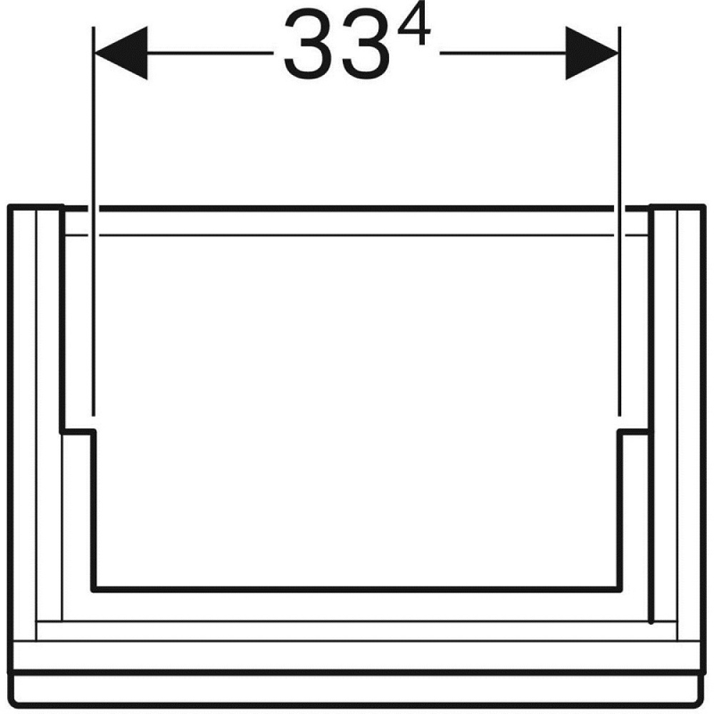 Фото Geberit Citterio 500.555.JI.1 Тумба для раковины, с распашными дверцами