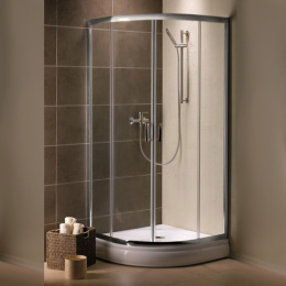 Душевой уголок Radaway Premium Plus A 1900 90x90 профиль Хром стекло Фабрик 30403-01-06N