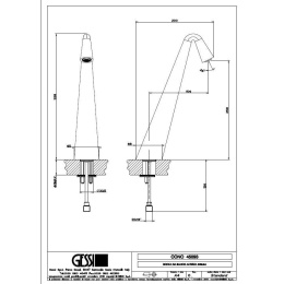 Излив для раковины Gessi Cono (45093#031) хром