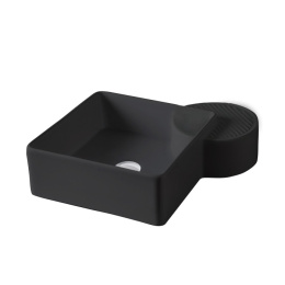 Фото Раковина накладная ArtCeram Cartesio (CAL003 17 99) черный матовый