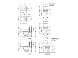 Унитаз моноблок Duravit Durastyle 2156590000