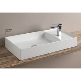Раковина накладная 75 см ArtCeram Scalino (SCL004 16 00) синий