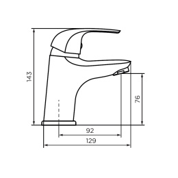 Dorff D1100210 Stark cмеситель для умывальника