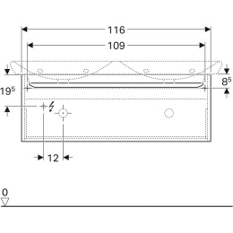 Geberit My day 824130000 Тумба для раковины, с ящиками выдвижными