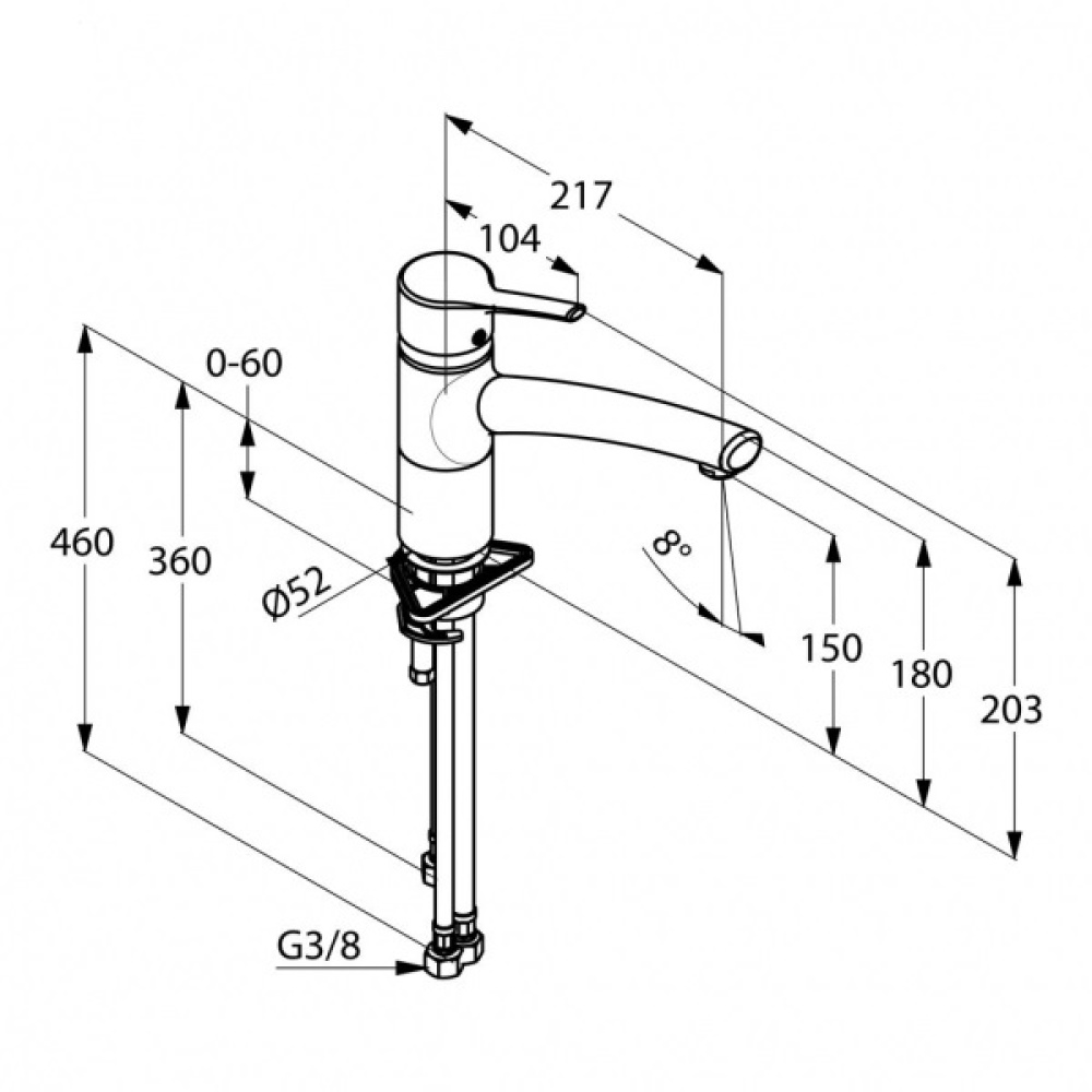 Фото Смеситель для кухни Kludi Trendo (335750575) хром