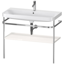 Консоль напольная с умывальником Duravit Happy D.2 Plus HP4838O2222, белый