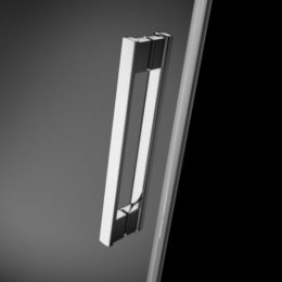 Душевая дверь в нишу Radaway Idea DWJ 140x200 профиль хром, стекло прозрачное, крепления слева 38701