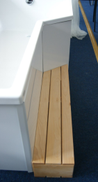 Акриловая ванна 150x80 Jacob Delafon (E6D119L-00), прямоугольная-асимметричная