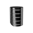 Ручка смесителя для раковины Remer Edge EG671CFP, черный брашированный хром