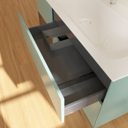 Villeroy Boch Finion F060GNGM Тумба под раковину 1196х498 мм (walnut veneer/olive matt)