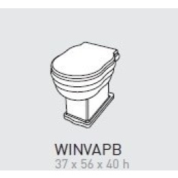 Унитаз напольный-пристенный Cielo Windsor (WINVAPB) белый