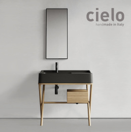 Фото Ceramica CIELO Siwa SWLA LV - Раковина для ванной комнаты 90*50 см (Lavagna)