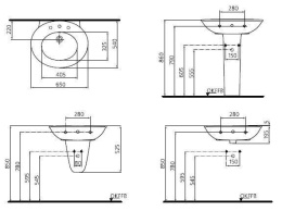 Фото Ideal Standard Celia K068301 Раковина на 65 см