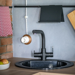 Фото Смеситель для кухни Paini Arena 92446433VE7B90DALMKM черный