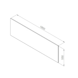 Фронтальная панель Am.Pm Inspire 2.0 (W52A-180-080W-P) белый