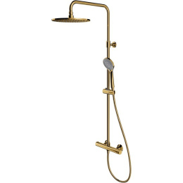 Фото Душевая система с термостатом Omnires Y gold (Y1244LUXLGL) золото