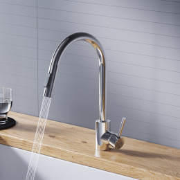 Фото Кухонный смеситель Dorff Logic (D3007500) Хром