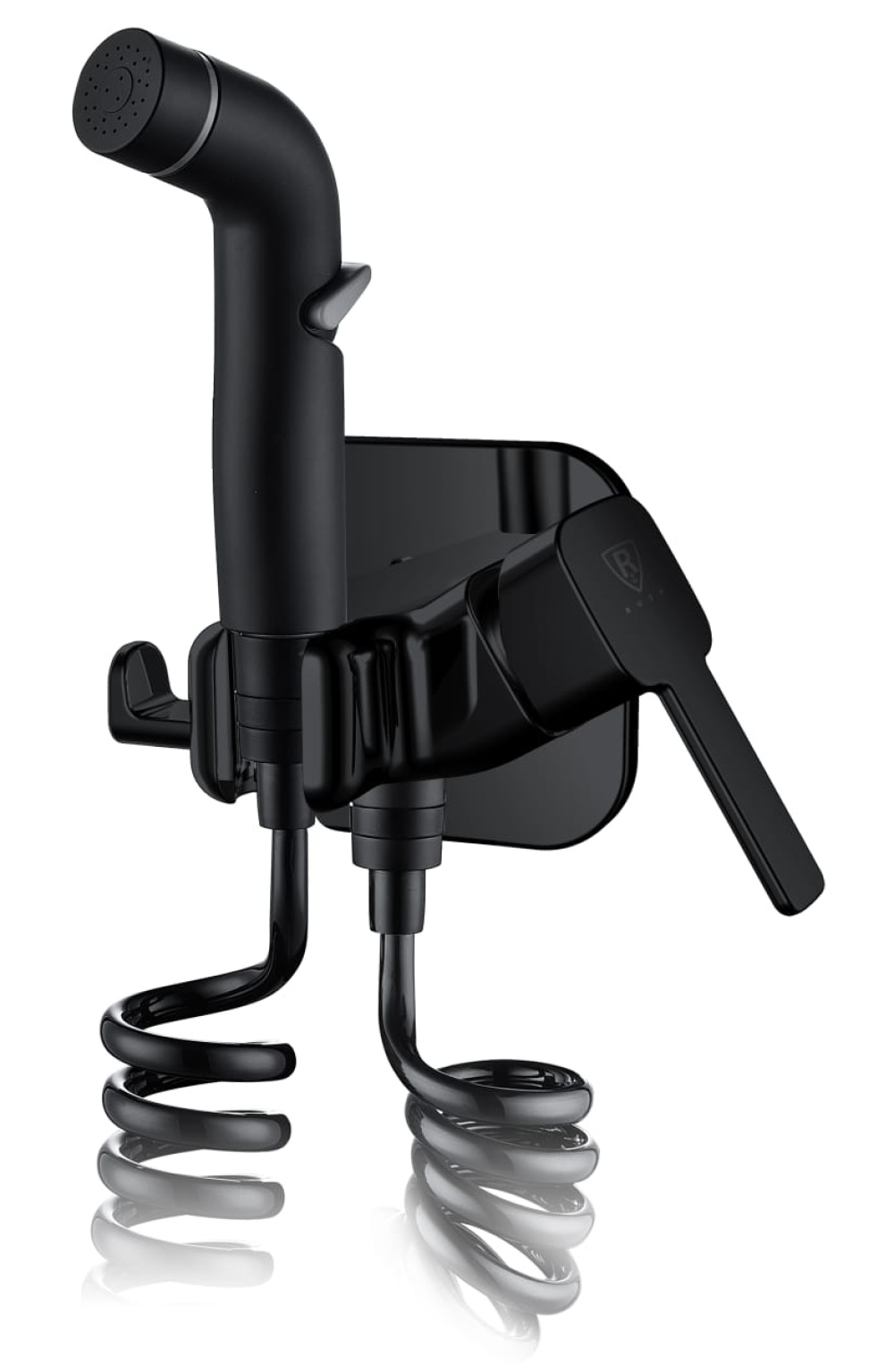 Гигиенический душ со смесителем Rush Capri CA1435-99Black Черный матовый