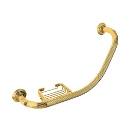 Поручень для ванны Colombo Hermitage, золото b3375.HPS
