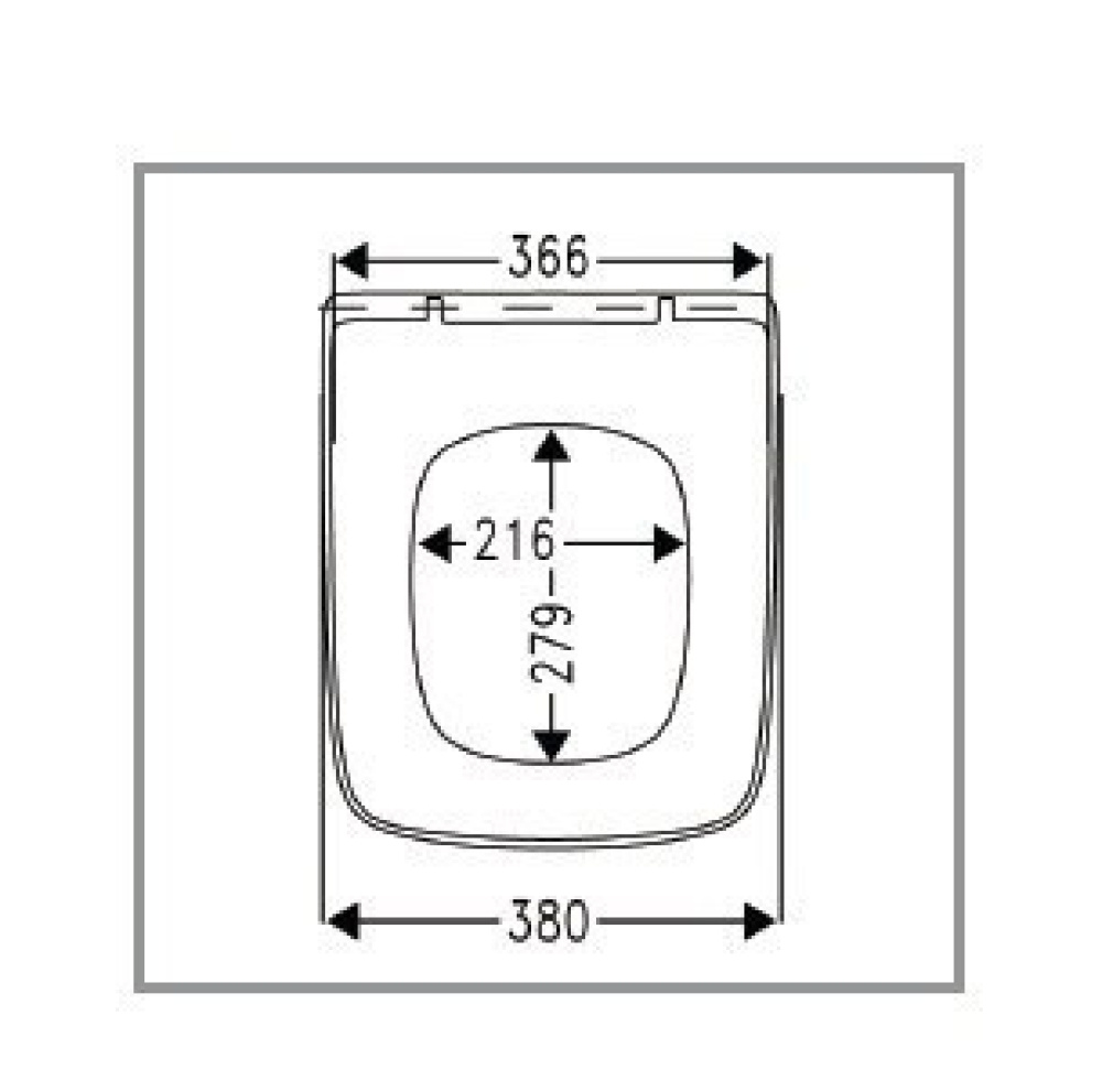 Villeroy&Boch Architectura 9M606101 Сиденье с крышкой для унитаза (белый альпийский)