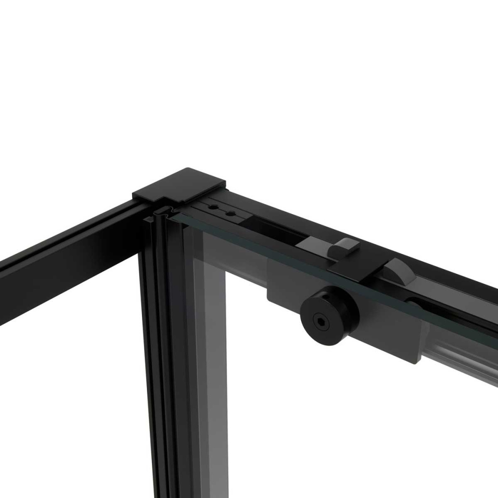 Душевой уголок Vincea Slim Soft (VSR-1SS9011CLB) черный