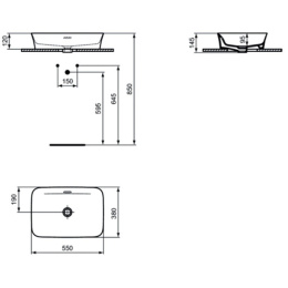 Раковина Ideal Standard E139401 IPALYSS