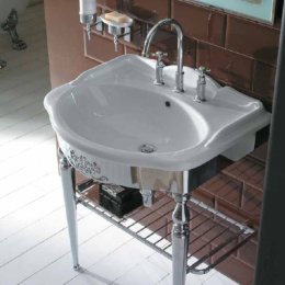 Фото Консоль для раковины Globo Paestum (PATC57) хром