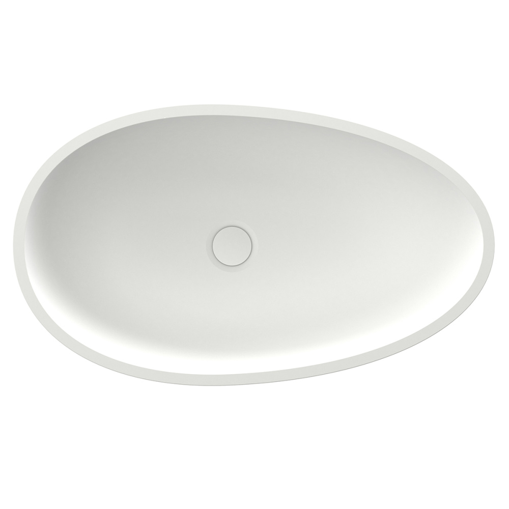 Фото Раковина накладная Azario  (AZ-1216S) Белый матовый