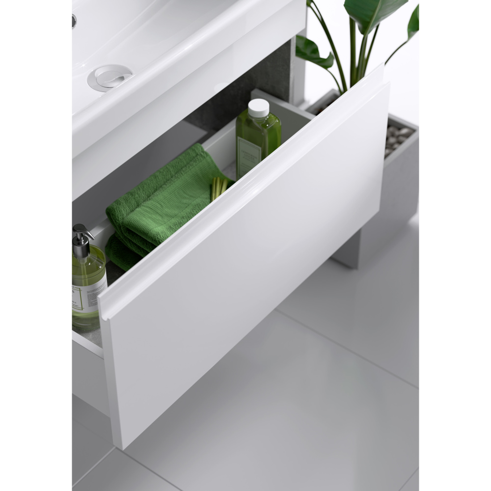 AQWELLA Smart SRT0108BS Подвесная тумба под раковину 80 см