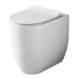 Фото Унитаз Kerasan Flo (311901) напольный, приставной, высокий, белый