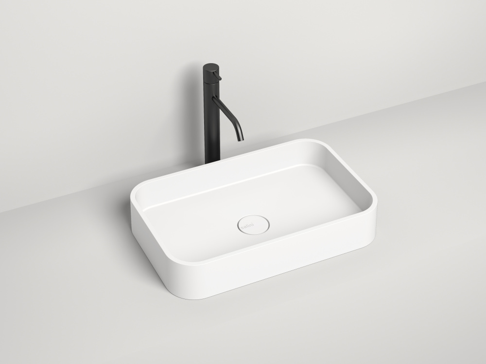 Фото Раковина накладная Salini Callista (1101204SM) белый