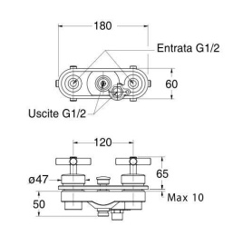 Cristina Exclusive EV13151 Смеситель для ванны