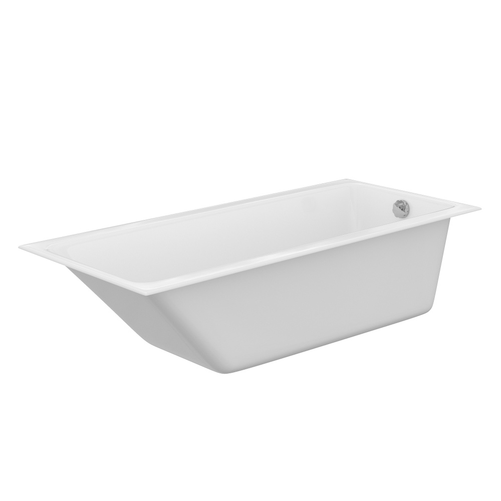 Акриловая ванна 180x80 Cersanit (P-WP-CREA*180NL), прямоугольная