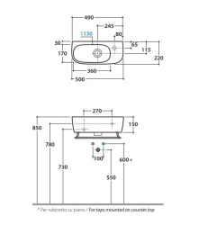 Фото Держатель полотенца Globo Genesis (PG051CR) хром