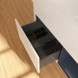 Villeroy Boch Finion F040HGMT Тумба под раковину 996х498 мм (midnight blue matt/white matt)