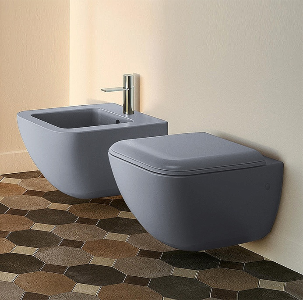 Подвесные унитазы Ceramica CIELO Shui Comfort SHCOVSK BR - Унитаз подвесной 55*37 см, Rimless безободковый (Brina)