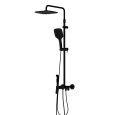 Damixa DX220920300 Apollo, душевая система со смесителем-полкой: верхний душ 230*230мм, ручной душ 1