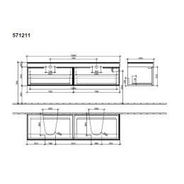 Villeroy&Boch Joyce 571211R2 Бачок для унитаза (ярко-белый)