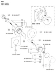 Фото Запорный вентиль Keuco Ixmo 59557010201, хром