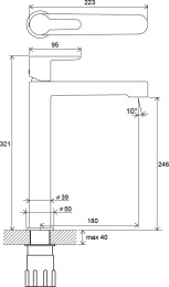 Фото Смеситель для умывальника Ravak (X070114)