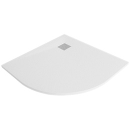 Душевой поддон WasserKRAFT Leine 35T01, четверть круга, 90 х 90 х 2.6 см