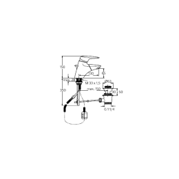 Смеситель для раковины A5014AA Ceramix Ideal Standard