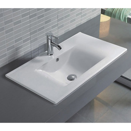 Раковина 12 см CeramaLux (JY-807-120) Прямоугольная