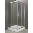 Душевой уголок BelBagno Uno-195, UNO-195-A-2-90-C-Cr, 90 х 90 х 195 см, профиль хром