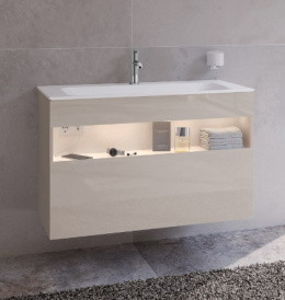 Фото Тумба с раковиной Keuco Stageline 32872180100 100 кашемир