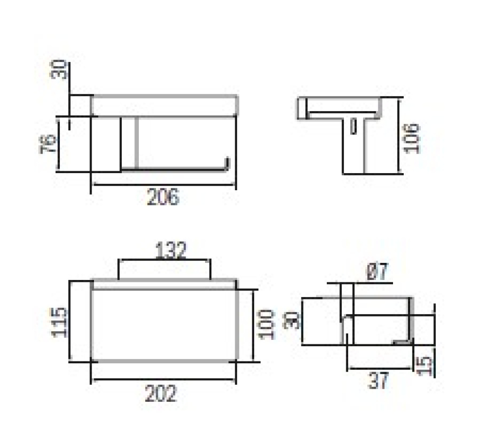 Фото Держатель туалетной бумаги Inda Indissima (A88K5ACR) хром