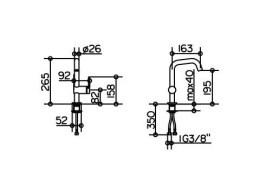 Фото Смеситель для раковины Keuco Plan Blue 53905010100, хром