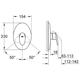 grohe taron 19533 IPO Смеситель для душа